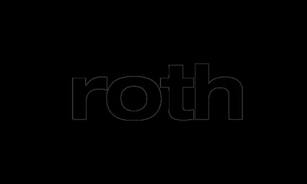 Logo der Firma Roth in schwarz-weiß.